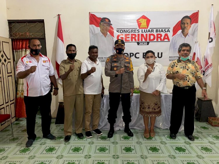 Setelah PPP dan Hanura, Kapolres Belu Jalin Silaturahmi dengan Pimpinan Parpol Gerindra
