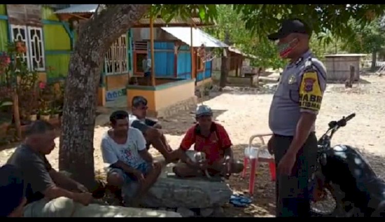 Sambang Desa, BRIPKA Eli Amaral Ajak Warga Usir Corona Dengan 3M