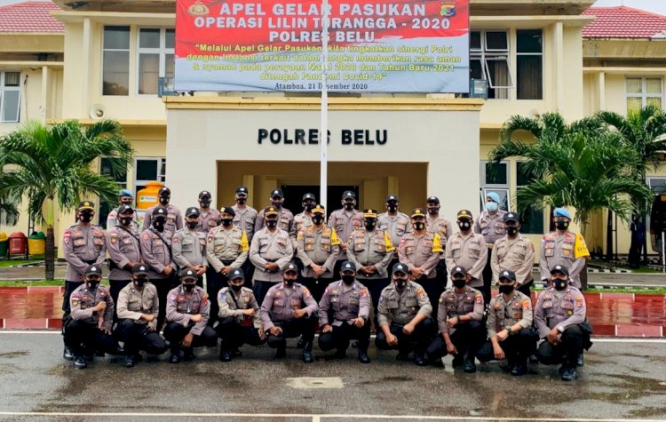 Setelah Brimob Nusantara, BKO Polres Kupang Dilepas Kapolres Belu Usai Pengamanan Pilkada