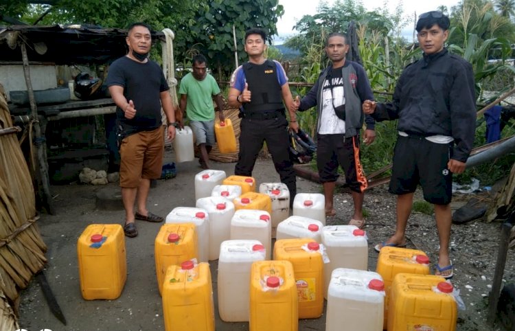 Bergerak ke Tapal Batas, Aparat Gabungan Polres Belu Gagalkan Upaya Penyelundupan Ribuan Liter Minyak Tanah ke Timor Leste