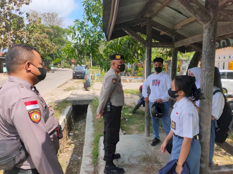 Turun di Jam Sekolah, Satgas Patroli Bina Kusuma Polres Belu Sasar Pelajar Cegah Segala Bentuk Kenakalan Remaja