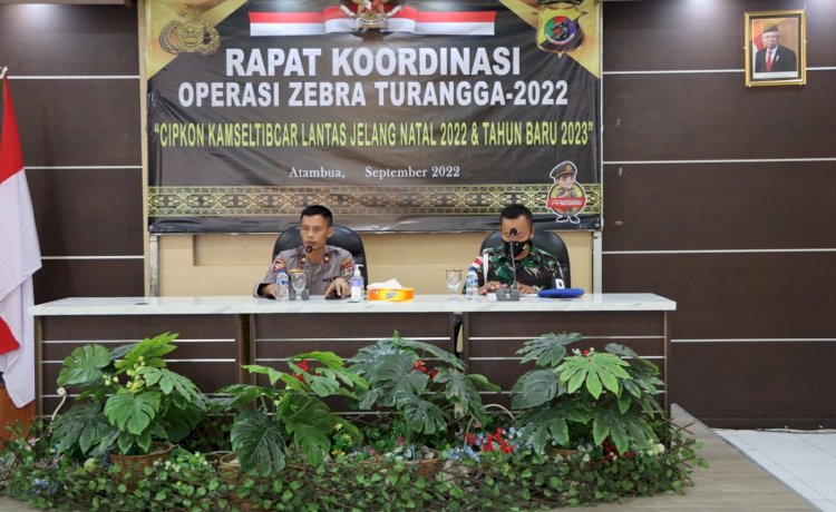 Matangkan Persiapan Operasi, Polres Belu Undang Inskait Gelar Rakor Lintas Sektoral Operasi Zebra Turangga 2022