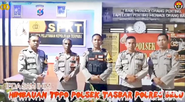 Cegah Tindak Pidana Perdagangan Orang, Begini Imbauan Kapolsek Tasifeto Barat untuk Warga di Dua Kecamatan di Tapal Batas