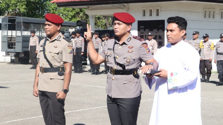 Dilantik Kapolres Belu, Ini Janji Kasat Reskrim Iptu Rio Rinaldy Panggabean Kepada Institusi dan Masyarakat