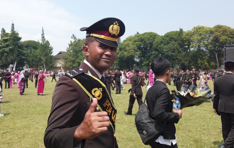 Selesaikan Pendidikan Perwira Polri, Ipda Wilfridus: Terima Kasih kapolri, Saya berjanji Akan jadi Polisi yang Solutif bagi Masyarakat 