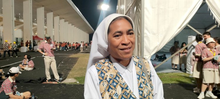 Sister Maria Apresiasi Polri dalam Pengamanan Kunjungan Paus Fransiskus di Indonesia