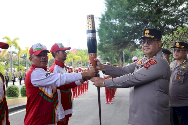 298 Atlet dan Official Polri Memeriahkan PON XXI, Ketua Harian Komite Olahraga Polri : Cetak SDM Polri Unggul melalui Olahraga