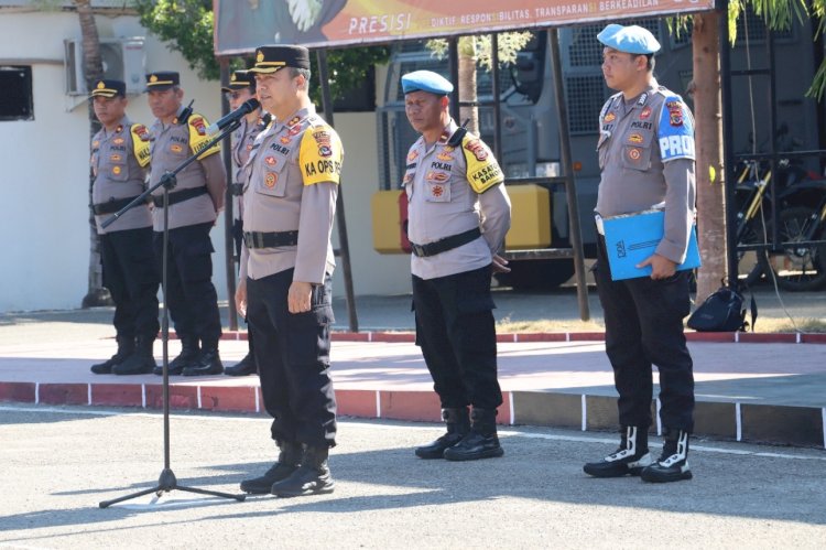 Hadapi Tahapan Inti Pilkada 2024, Kapolres Belu, AKBP Benny Miniani Arief Imbau Anggota Jaga Disiplin, Soliditas dan Selalu Jaga Kesehatan