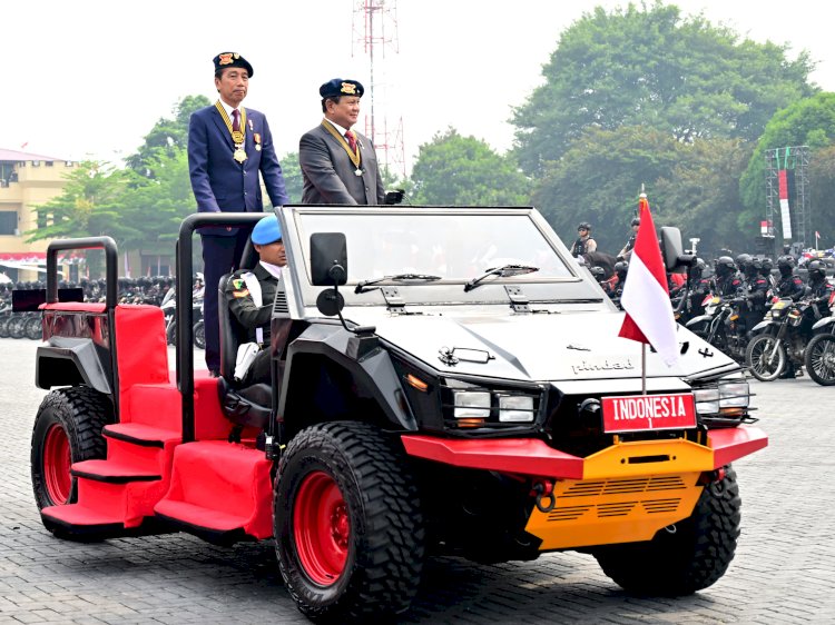 Presiden Jokowi Hadiri Apel Kesiapan Pengamanan Pelantikan Presiden dan Wakil Presiden 2024