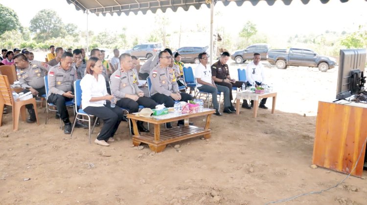 Dukung Asta Cita Presiden RI, Kapolres Belu Bersama jajaran Serentak Ikuti Launching Gugus Tugas Polri Dukung Ketahanan Pangan Nasional