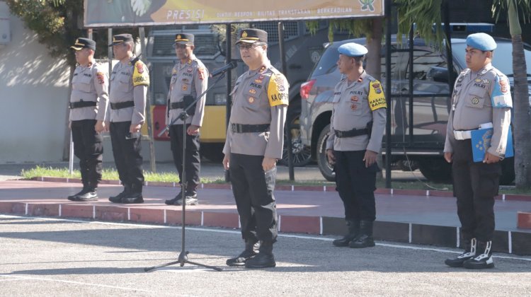 Tegas, Kapolres Belu, AKBP Benny Miniani Arief Larang Anggota Bawa Senjata Api Saat Pengamanan TPS Pilkada 2024