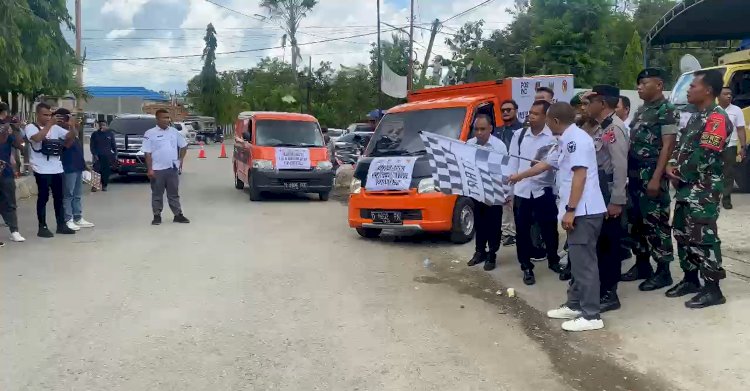 Jamin Keamanan dan Kelancaran, Personel Polres Belu Kawal Ketat Logistik Pilkada 2024 Ke 12 Kecamatan