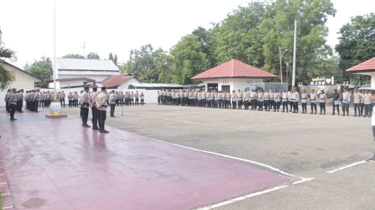 Kapolres Belu Beri Apresiasi Tinggi kepada Seluruh Jajaran, Pengamanan Tahapan Inti Pilkada 2024 Berjalan Lancar dan Kondusif