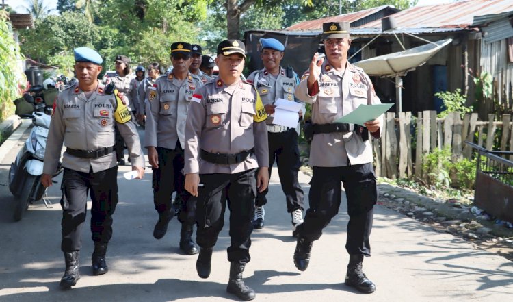 Cek Kebersihan Sekaligus Jaga Aset Polri, Wakapolres Belu, KOMPOL Lorensius Lakukan Pengecekan Asrama Dinas