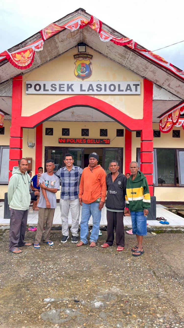 Damai itu Indah, Polsek Lasiolat Selesaikan Kasus Adik Pukul Kakak Ipar