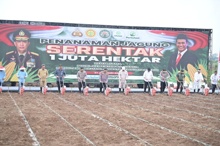 Permudah Petani Jual Hasil Panen, Polda Kalbar dan Pemkab Bengkayang Bangun Pabrik Jagung