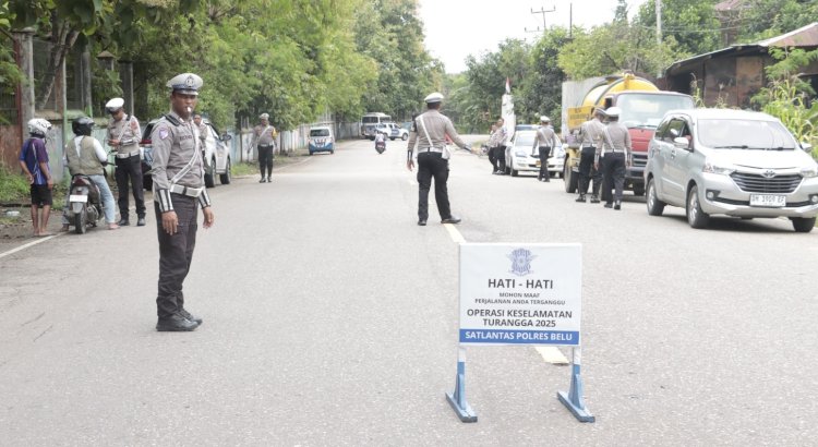 Dua Hari Operasi, Personel Ops Keselamatan 2025 Polres Belu Intensifkan Patroli Sembari Imbau Pengendara Tertib Berlalu Lintas