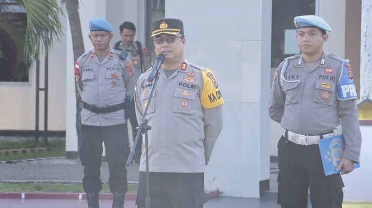 Apresiasi Kinerja Anggota, Kapolres Belu: Tugas Kita Sebagai Pelindung Masyarakat, Bukan Pembuat Gaduh