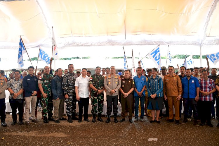 Kapolda NTT Fasilitasi Dialog Buruh, Serap Aspirasi di Momen Mayday