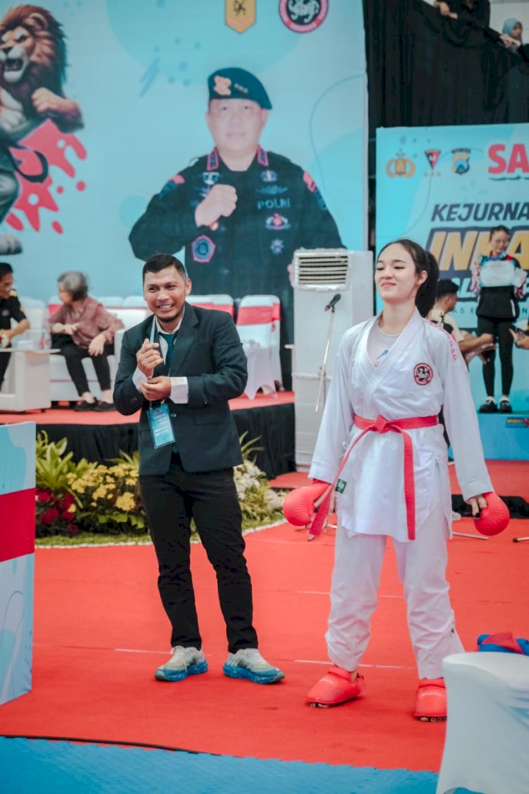 Bripda Jessica, Polwan di Polda Riau, Sabet Medali Emas Kejuaraan Karate di Malaysia