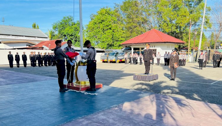 Berbalut Semangat Nasionalisme, Polres Belu Gelar Upacara Peringatan Hari Lahir Pancasila Tahun 2025