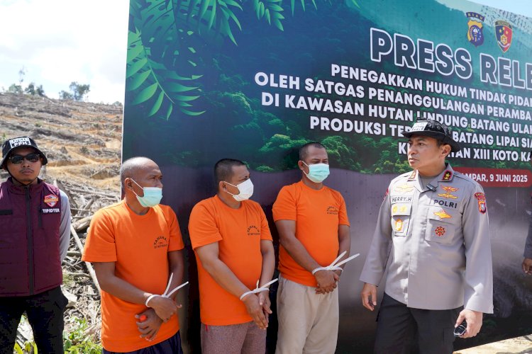 Tindak Tegas Perusakan Hutan, Polda Riau Tegaskan Komitmen Green Policing
