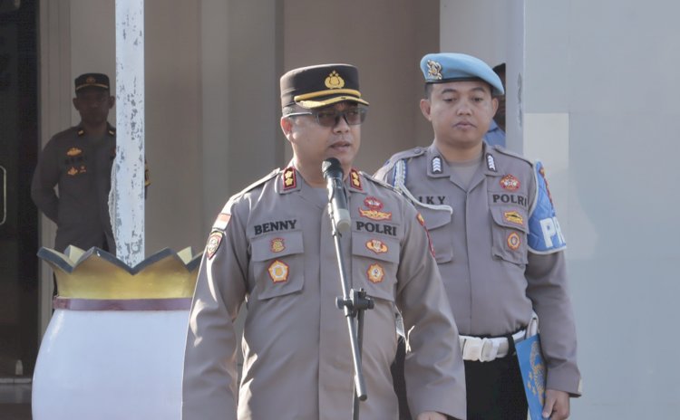 Sampaikan Atensi Kapolda NTT, Kapolres Belu:Jauhi Pelanggaran Sekecil Apapun dan Jadilah Polri untuk Masyarakat