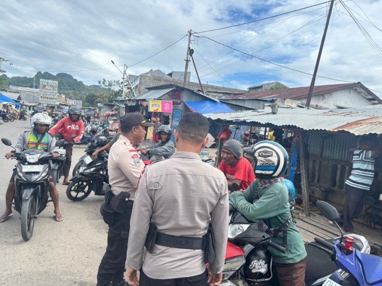Tekan Gangguan Kamtibmas, Perintis Samapta Polres Belu Gencarkan Patroli Dialogis di Titik-titik ini
