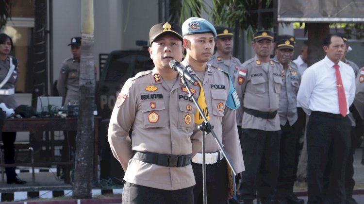 Tiga Poin Wejangan Kapolres Belu: Bekerja Sesuai Tupoksi, SOP dan Bekerja dengan Panggilan Hati