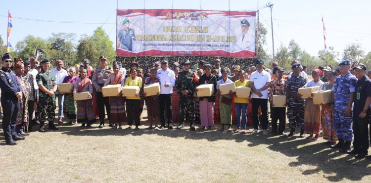 Sinergitas TNI Polri, Kapolres Belu Hadiri Upacara Pembukaan TNI Manunggal Membangun Desa Ke-125 Tahun 2025