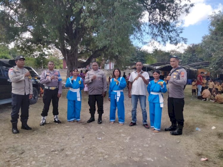 Dihadiri Para Imam, Suster dan Ratusan Umat, Polsek Raimanuk Turun Amankan Misa Syukur Imam Baru, Pater. Rones Magalhaes Mau