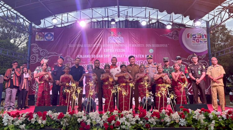 Kapolres Belu Hadiri Pembukaan  Festival Lomba Seni dan Sastra Siswa Nasional Tahun 2025