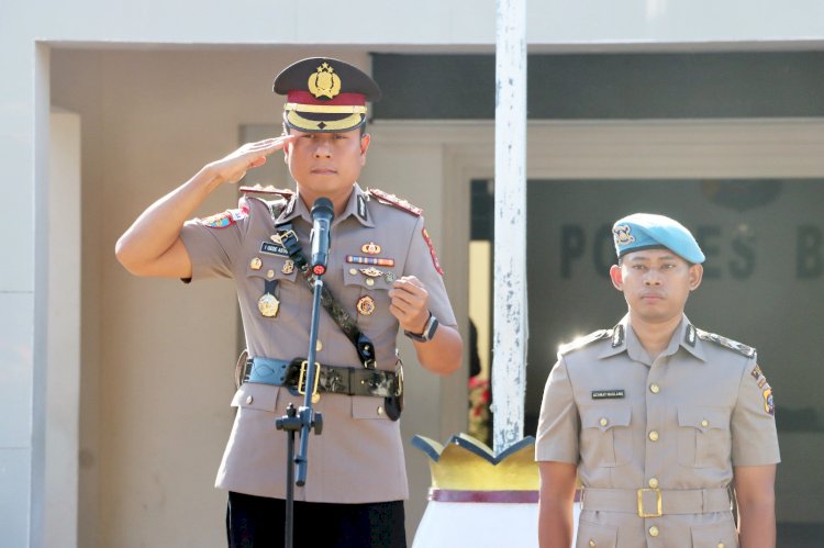 Dengan Semangat Polri untuk Masyarakat Menuju Indonesia Maju, Kapolres Belu, AKBP I Gede Eka Putra Astawa Pimpin Upacara Hari Juang Polri 2025