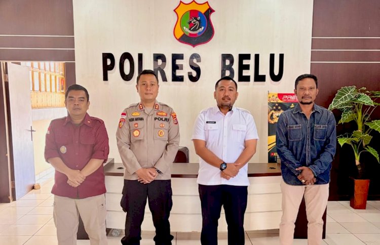 Perkuat Kerja Sama Antar Instansi, Kapolres Belu Sambut Hangat Kunjungan Silaturahmi Kepala Kantor Imigrasi Atambua