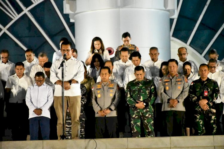 Kapolda NTT Ikuti Doa Bersama di Halaman Kantor Gubernur, Tegaskan Komitmen Jaga Kedamaian