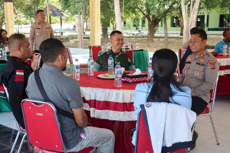 Obrolan Santai TNI Polri dan Insan Pers di Acara Coffee Morning, Kapolres Belu Sebut Pentingnya Peran Media Dalam Mendukung Stabilitas Nasional