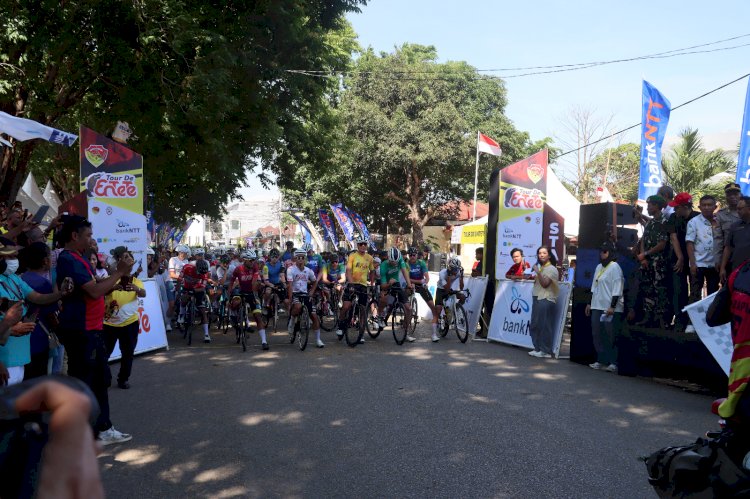 Dari Atambua Hingga Perbatasan Malaka, Ratusan Personel Polres Belu Kawal dan Amankan Etape 3 Tour de EnTeTe 2025