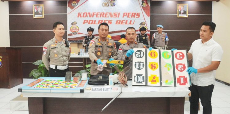 Gerebek Judi Bola Guling di Seroja, Polres Belu Amankan Dua Pelaku Beserta Barang Bukti