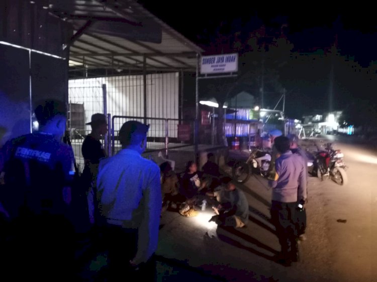 Patroli Hingga Dini Hari, Patroli Gabungan Polres Belu Bubarkan Balap Liar dan Remaja yang Nongkrong di Jalan