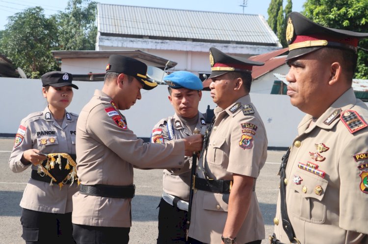 Rotasi Jabatan, Kapolres Belu Pimpin Serah Terima Jabatan Kapolsek Raimanuk dan Penyerahan Jabatan Kapolsek Lamaknen