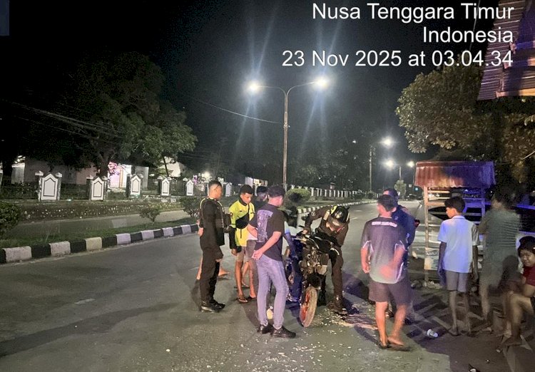 Berangkat dari Aduan Masyarakat Lewat 110, Polres Belu Gerak Cepat Bubarkan Balap Liar yang Berujung Tawuran di Jalur Atambua Kupang
