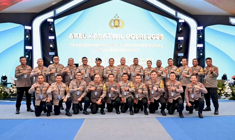 Hadiri Apel Kasatwil 2025, Kapolres Belu Tegaskan Komitmen Dukung Transformasi Menuju Polri yang Presisi