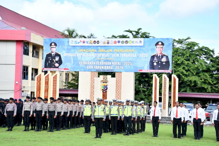 Polda NTT Kerahkan Ribuan Personel dalam Operasi Lilin Turangga 2025, Amankan 8.306 Gereja dan Perayaan Natal–Tahun Baru di Seluruh NTT