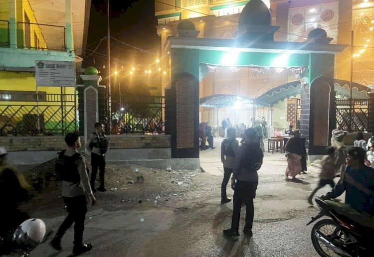 Jamin Situasi Kondusif, Personel Polres Belu Amankan Peringatan Isra Mi’raj 1447 H di Masjid Hidayatullah Atambua