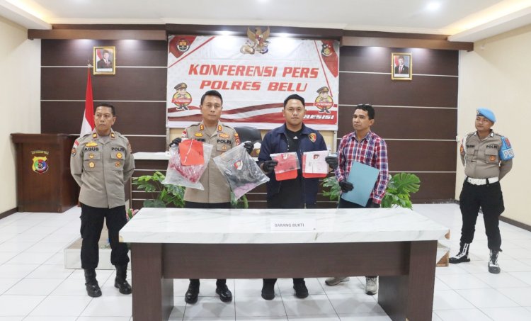 Tetapkan Tiga Tersangka, Polres Belu Gelar Konferensi Pers Kasus Persetubuhan Terhadap Anak