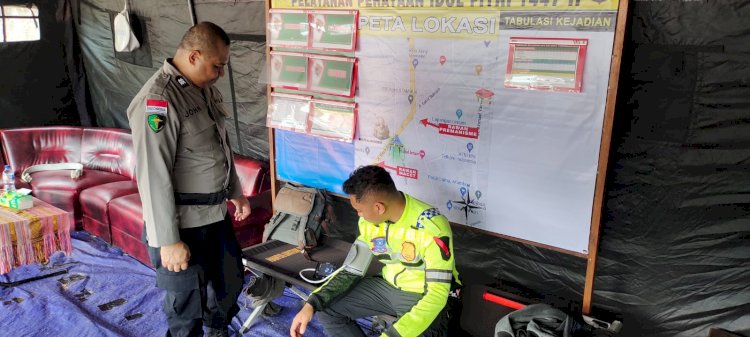 Turun ke Pos Pengamanan Idul Fitri 1447 H, Satgas Ban Ops Ketupat Polres Belu Cek Kesehatan Personel dan Beri Bekal Kesehatan