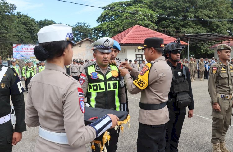 Tandai Pengamanan Perayaan Paskah, Kapolres Belu Pimpin Upacara Gelar Pasukan Operasi Semana Santa Turangga 2026