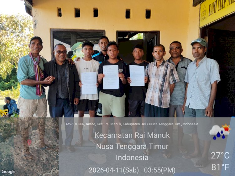 Damai itu Indah, Polsek Raimanuk Resor Belu Selesaikan Kasus Penganiayaan Secara Restorative Justice
