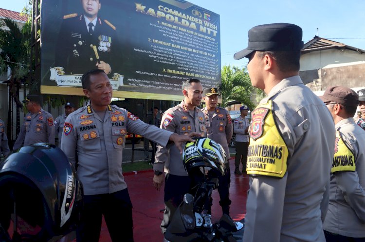 Optimalisasi Peran Bhabinkamtibmas, Korbinmas Baharkam Mabes Polri dan Dit Binmas Polda NTT Lakukan Supervisi di Polres Belu
