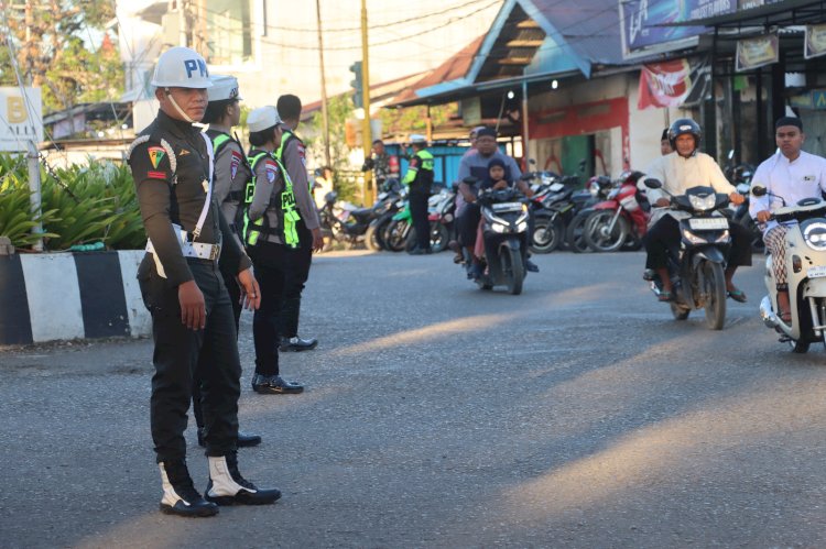 Sinergi Jamin Keamanan Umat Islam Saat Beribadah, Polres Belu bersama TNI dan Brimob Amankan Ibadah Sholat Idul Adha 1447 H